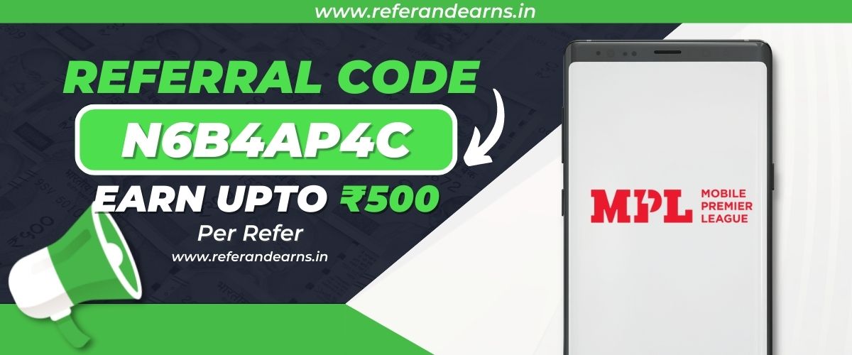 MPL Referral Code [N6B4AP4C] Get Rs.75 on Sign Up (2024)