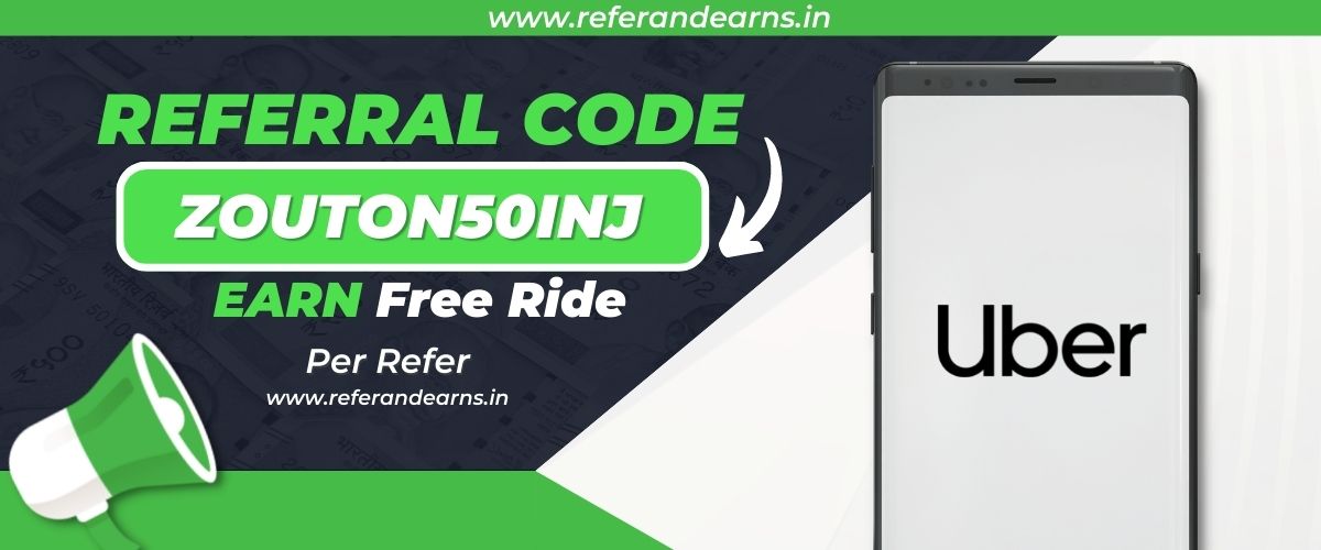 Uber Referral Code [ZOUTON50INJ] 2023 Earn Free Ride Now